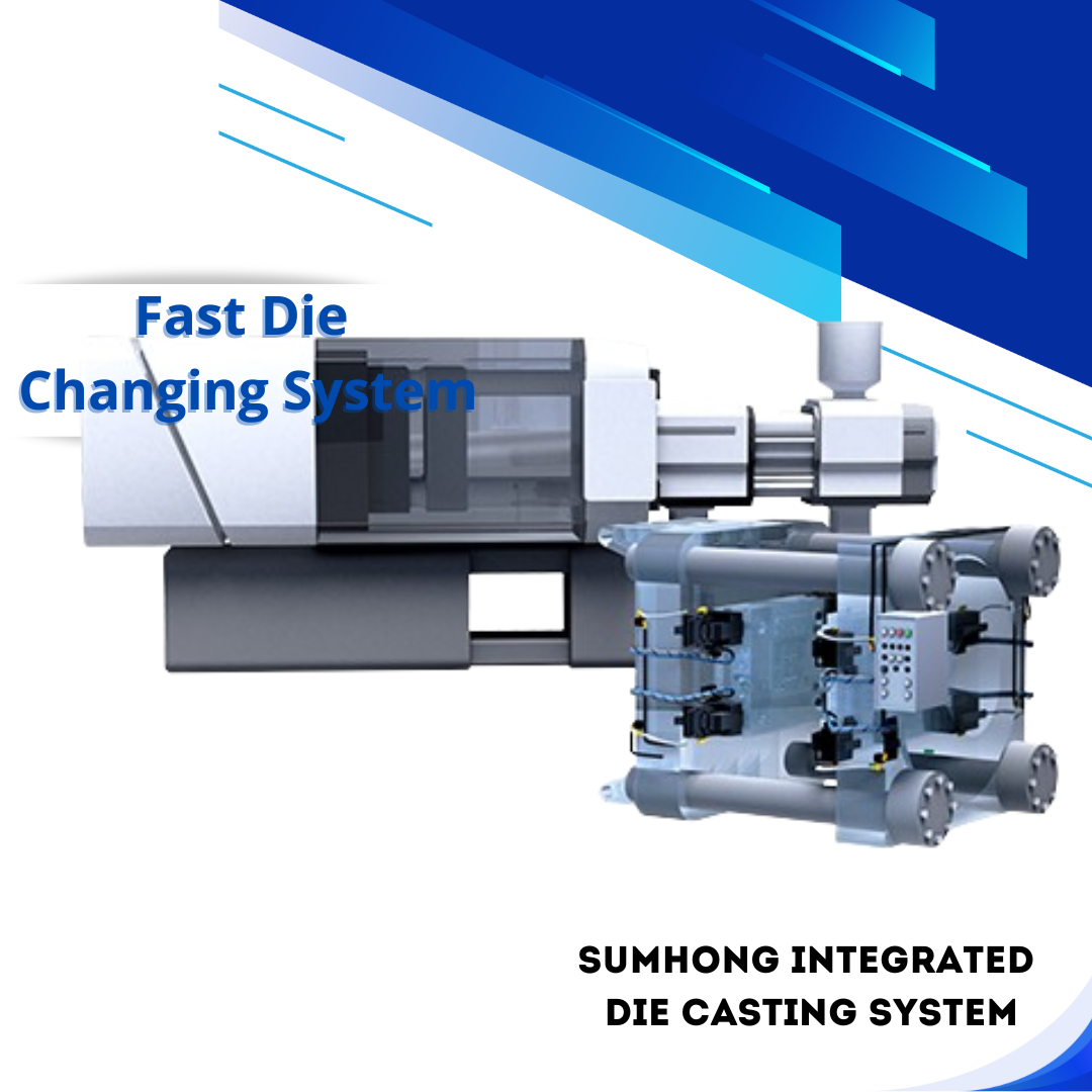 Automatic fast die change system for die casting automation